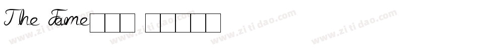 The Fame手机版字体转换
